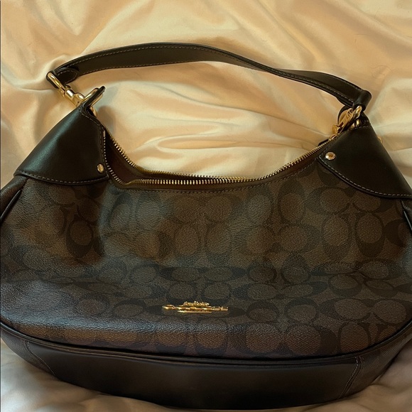 Coach Dark Brown Hobo Bag - Picture 1 of 6